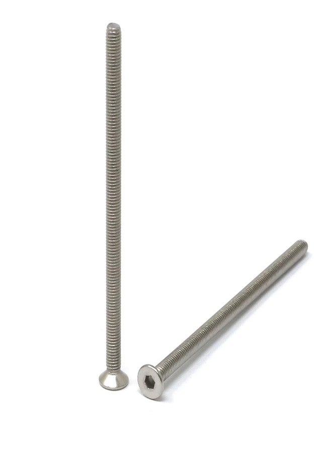 iexcell 50 Pcs M3 x 60mm Thread Pitch 0.5 mm Stainless Steel 304 Hex Socket Flat Head Cap Screws Bolts Kit - Image 3